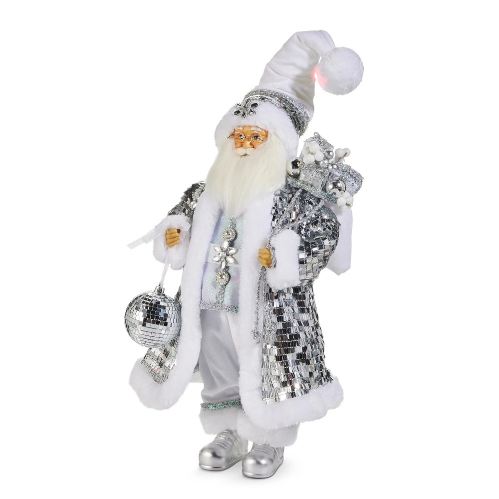RAZ‎ Imports 18" Bedazzled Disco Retro Santa 4515538